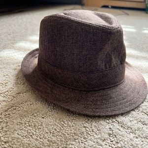 Women’s Brown Fedora Hat